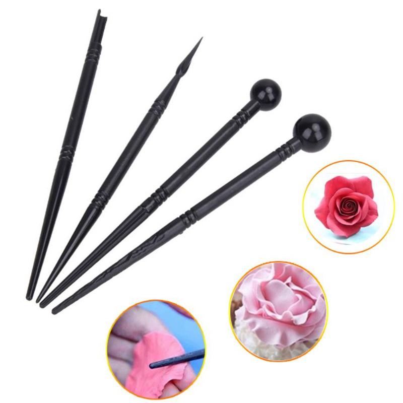 4 Pcs /Set Clay Tools Sculpting Kit Smoothing Wax Pottery Ceramic Shapers Modeling Carved Tool Perfect