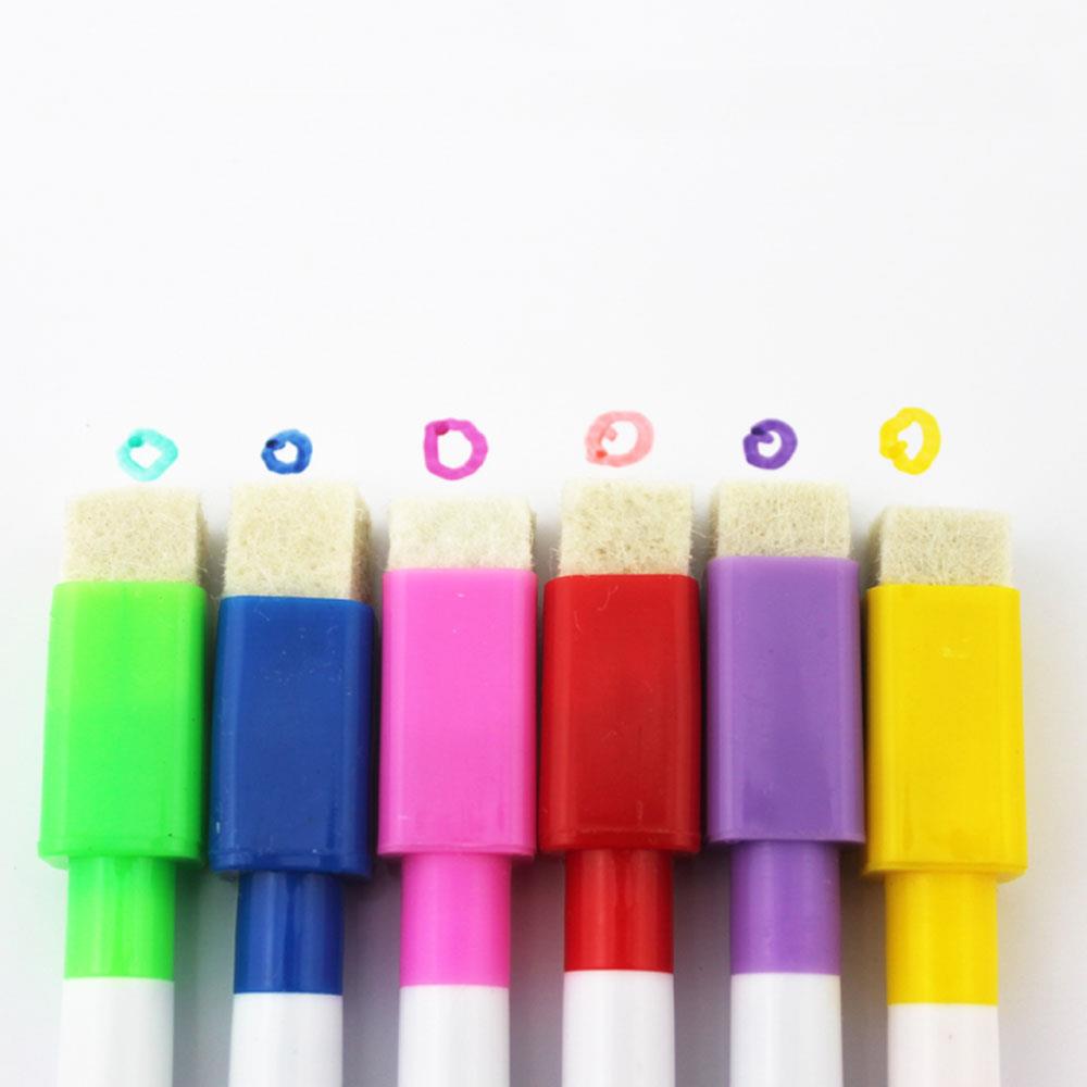 Stylo pour tableau blanc magnétique, effaçable, 4 couleurs aléatoires, marqueur pour tableau blanc, pour étudiant