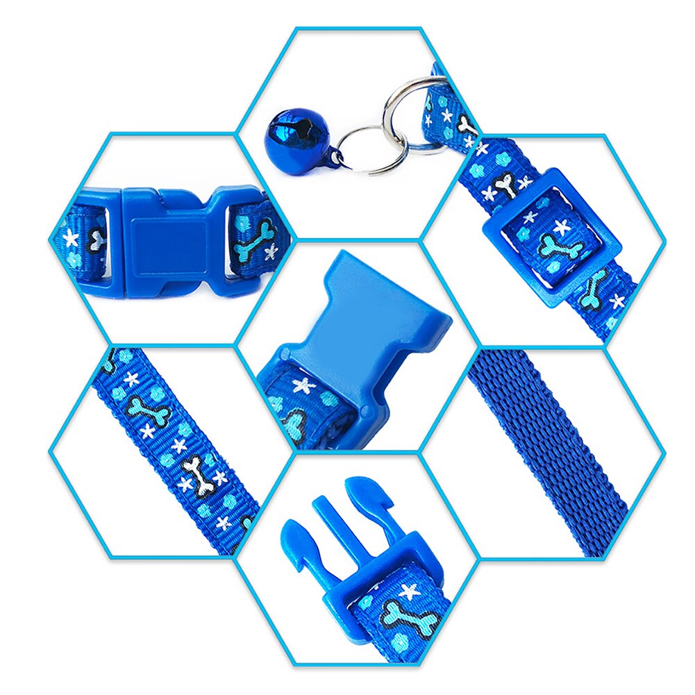 Collier pour chat avec clochette, boucle réglable, accessoire pour chat, accessoire pour petit chien, chihuahua, avec clochette