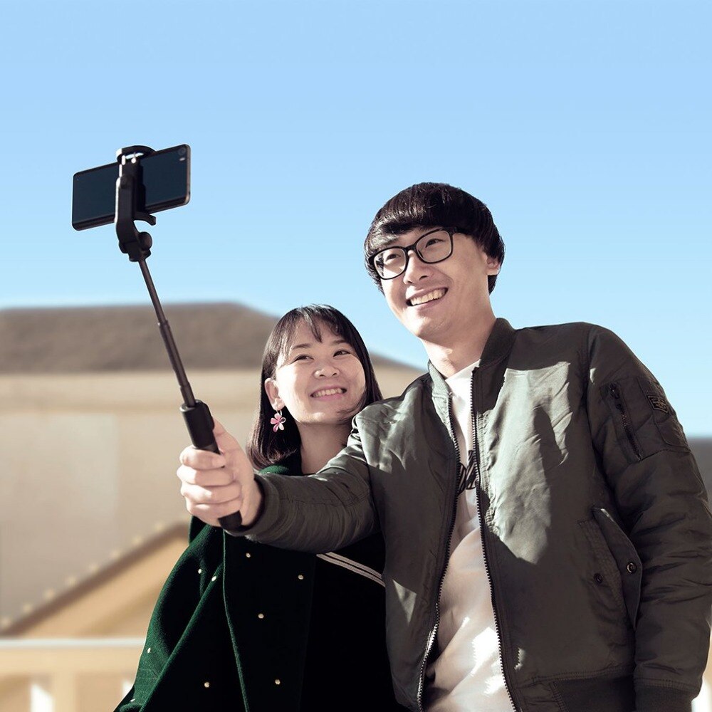 Original xiaomi selfie stick til telefon bluetooth mini stativ selfiestick med trådløs fjernbetjening til iphone samsung android