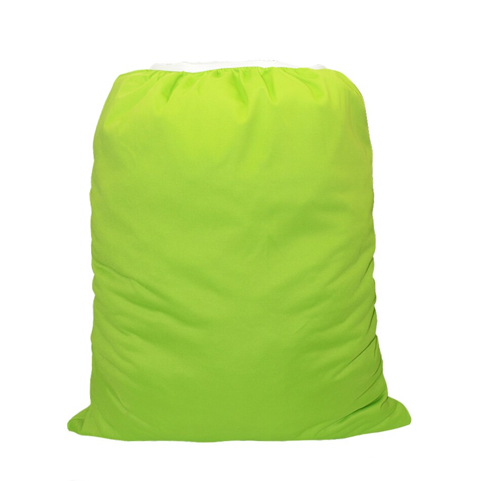 Eezkoala 1pc 60*70cm Large Hanging Wet/Dry Pail Bag for Cloth Diaper,Inserts,Nappy Elastic Waterproof Diaper Bag: Light Green