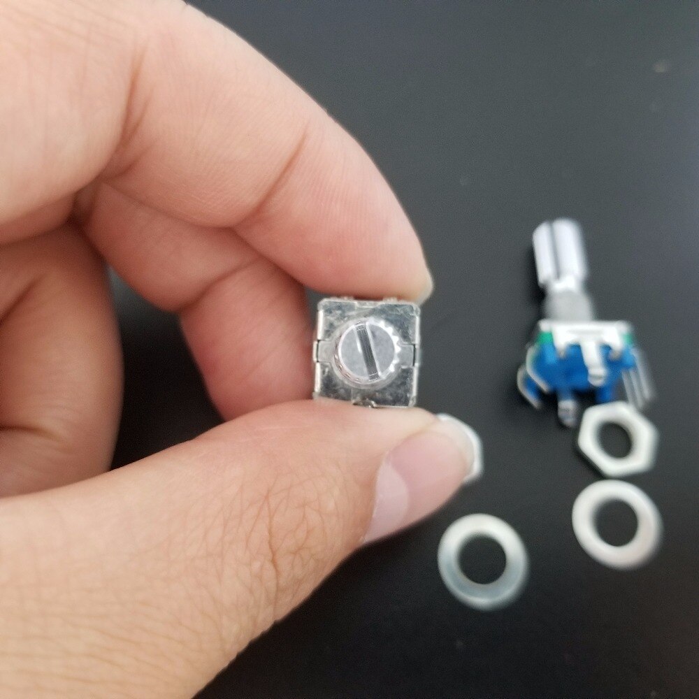 Codeur rotatif en métal avec interrupteur poussoir, modèle G140 EC11 10mA DC5V, 2 pièces/lot, en russie