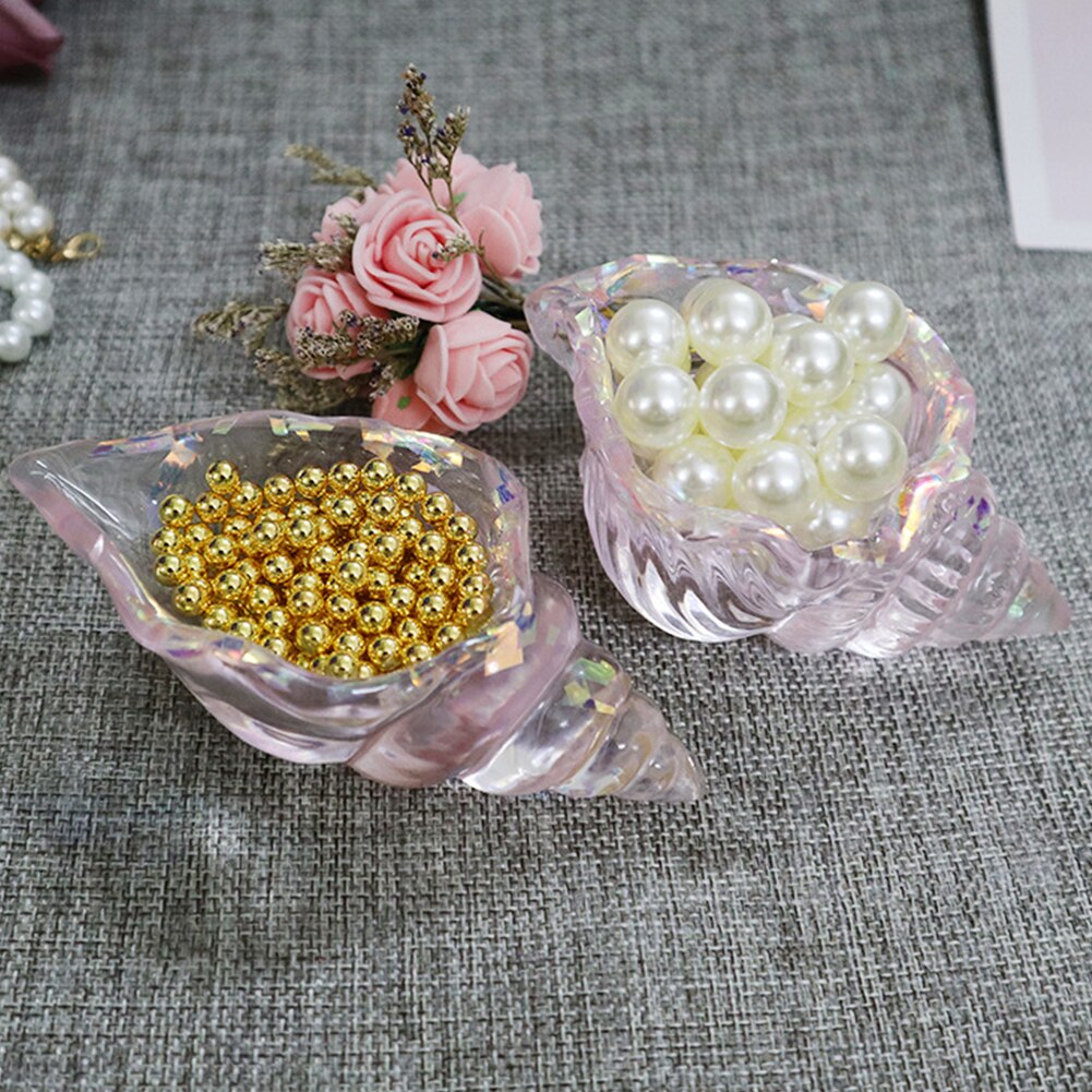 Conch Shell Silicone Mould DIY Epoxy Mirror Crafts Jewelry Storage Making Mold Shell Silicone mold resin tray