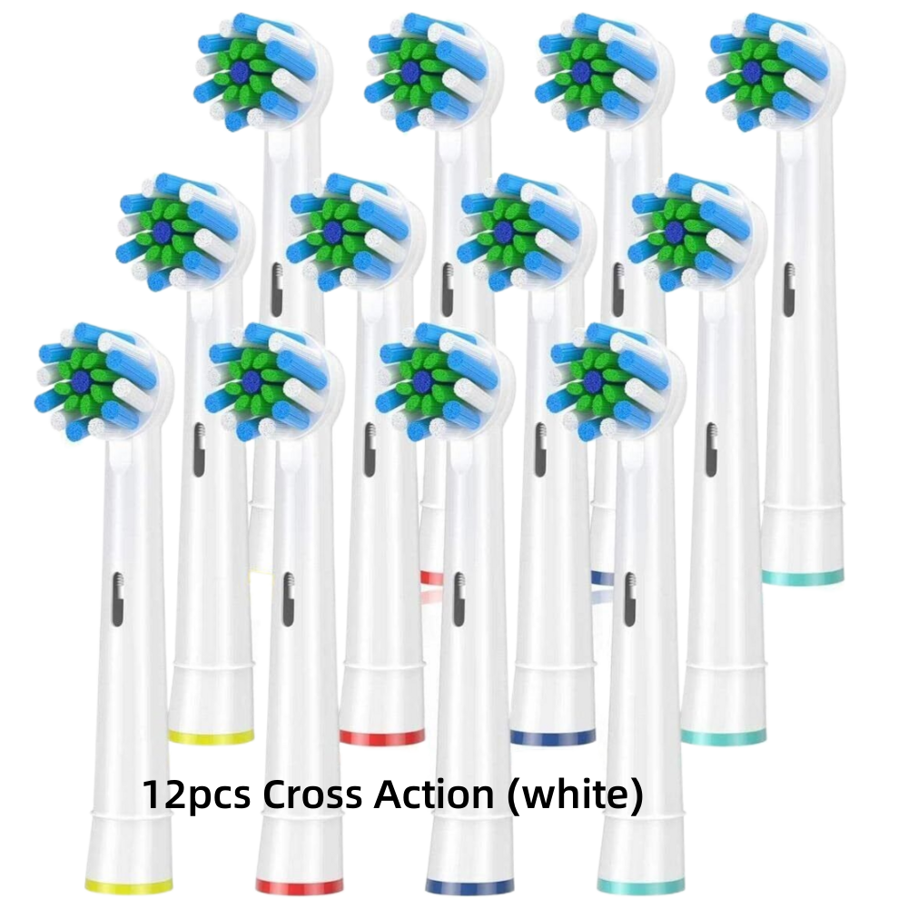 Black EB50 Brush Heads Cross Action 16 Degree Angle Spare Dental Nozzles for Oral B Electric Toothbrush D12/D16/DB4010/DB4510: Gold