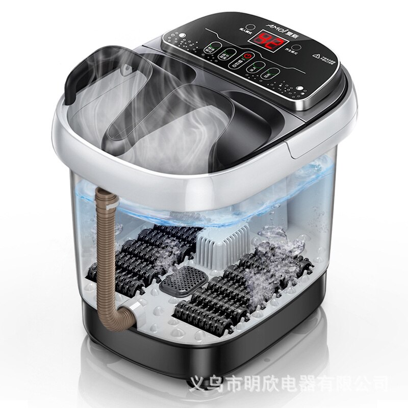 Foot tub foot bath barrel foot washing automatic constant temperature heating electric household massage machine health foot the: Computer