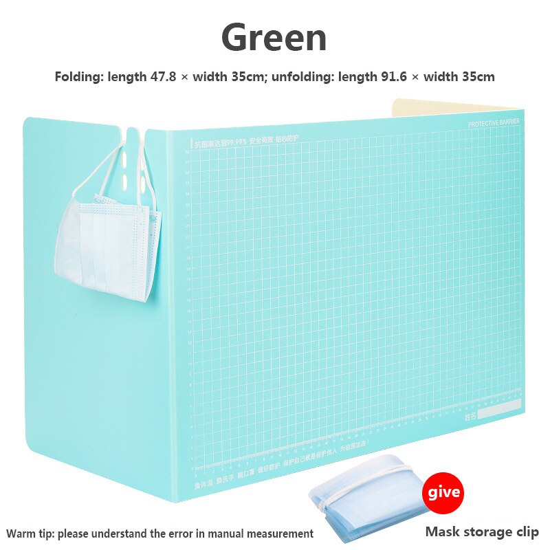 Multifunctional Student Table Divider Desk Baffle Cubicle Desk Isolation Board Privacy Protection Compartment Dining