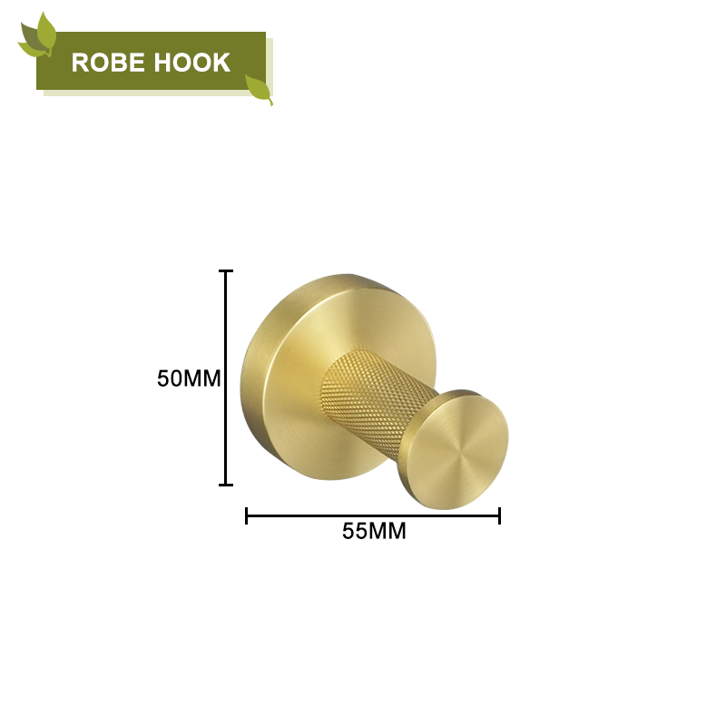 Accesorios de baño de oro cepillado, soporte de toalla, soporte de taza, colgador de anillo de toalla, soporte de papel, soporte de cepillo de inodoro, gancho para abrigo: Azul marino