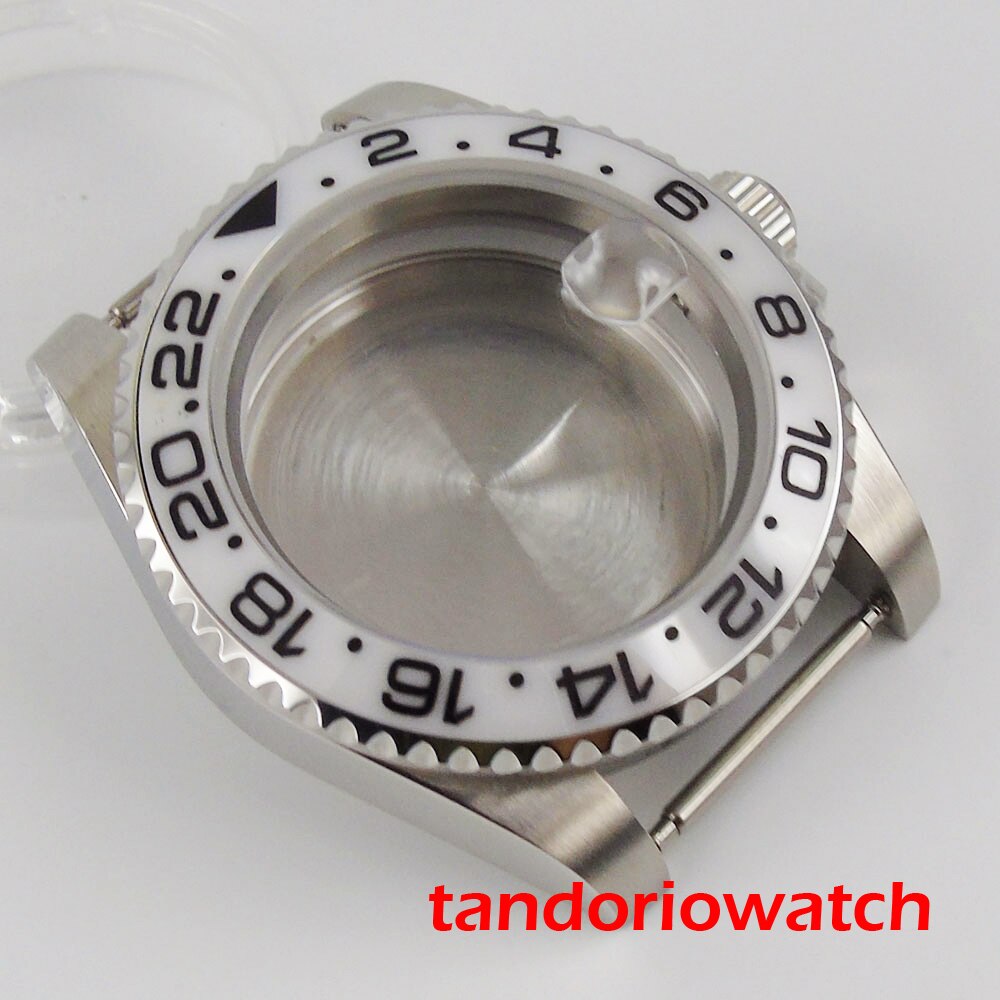 BLIGER men watch case fit NH35 sapphire stainless steel top automatic movement