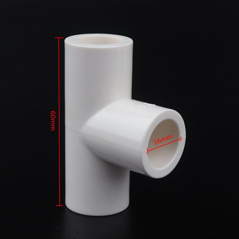 3pcs 16mm PVC Straight Elbow Tee Connector Four Way Joint 90 120 degree PVC Pipe Adapter DIY Wardrobe Tent Shoe Rack Fittings