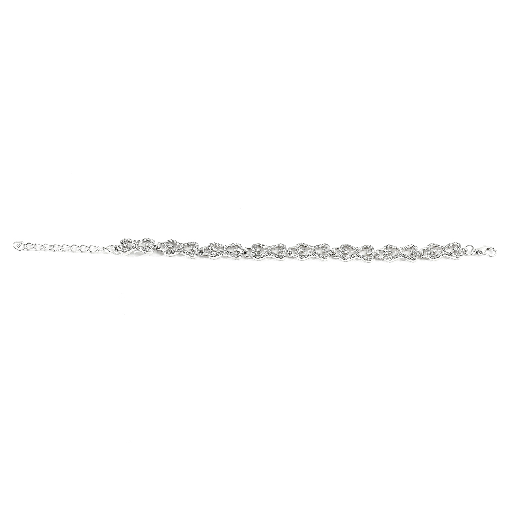 The Vampire Diaries Klaus Caroline Forbes Bracelet Rhinestone Crystal Bow Shine For Gril Jewelry