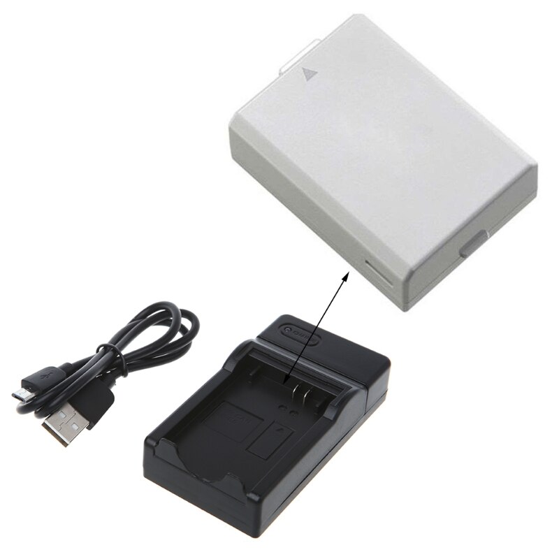 Chargeur de batterie USB pour Canon EOS 1000D 450D 500D Kiss F Kiss X2 Rebel Xsi