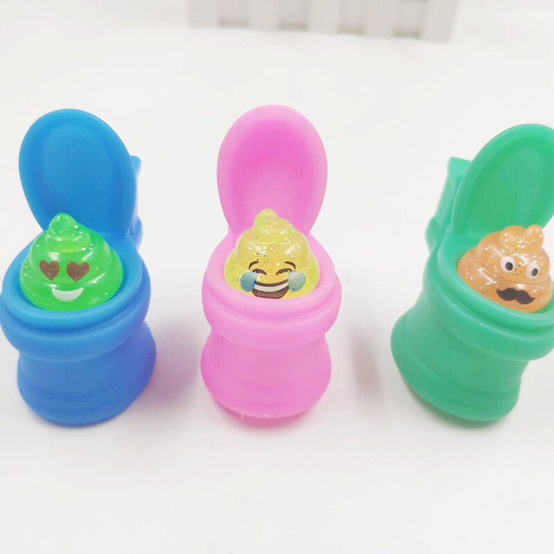 Squeeze Toilet Poop PVC Decompression Vent Knead Play Strange Office School Stress Toys Squeeze to Vent Toilet Poop