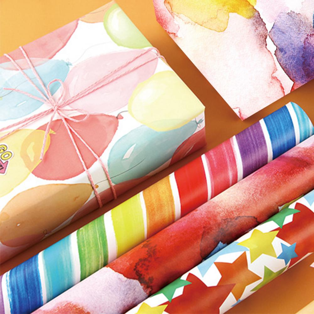 Easy to Cut Wrapping Paper Widely Applied Multi-purpose Practical DIY Christmas Wrapping Paper