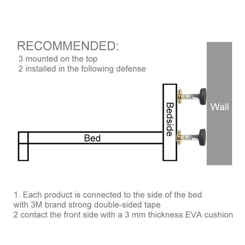 Verstelbare Schroefdraad Bed Frame Anti-shake Tool Verbeteren De Slaap Muur Bescherming Bed Kabinet Stoel Sofa Anti- shake Gereedschap