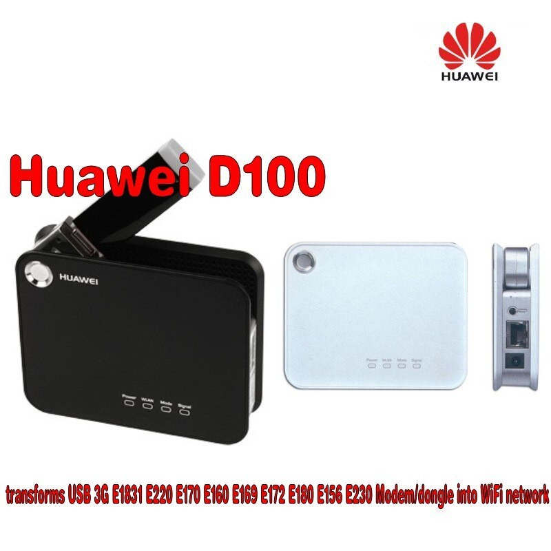 Huawei Unlocked D100 3G WIFI Portable Broadband Wireless Gateway Router