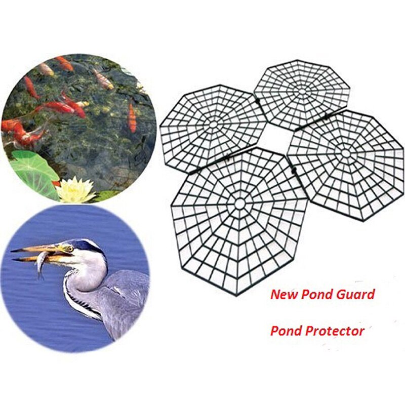 10pcs Pond Protectors Lightweight Plastic Floating Pond Guard Fish Protector Mesh Pond Guard