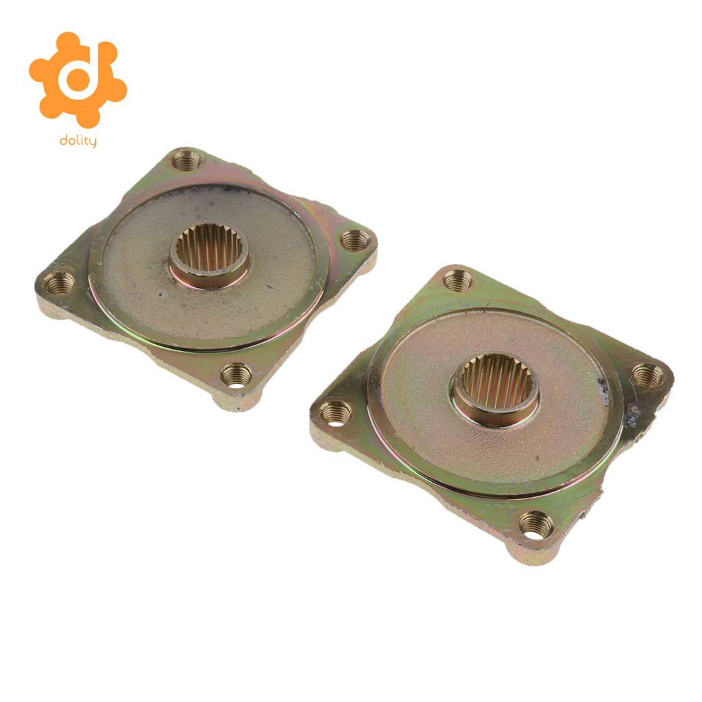 dolity 2pcs 4 Stud 23 Teeth Spline Wheel Rear Axle Hub for 150cc 200cc Motorcycle Scooter Moped Quad Dirt Bike ATV.
