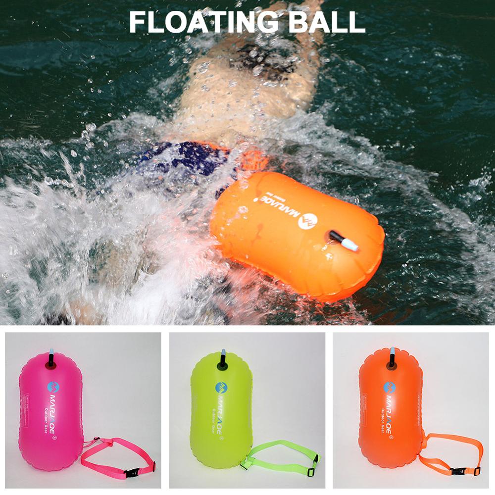 Pvc Zwemmen Levensreddende Boeien Opblaasbare Veiligheid Float Air Dry Bag Zwemmen Duiken Training Veiligheid Signaal Duiken Drifting Sport