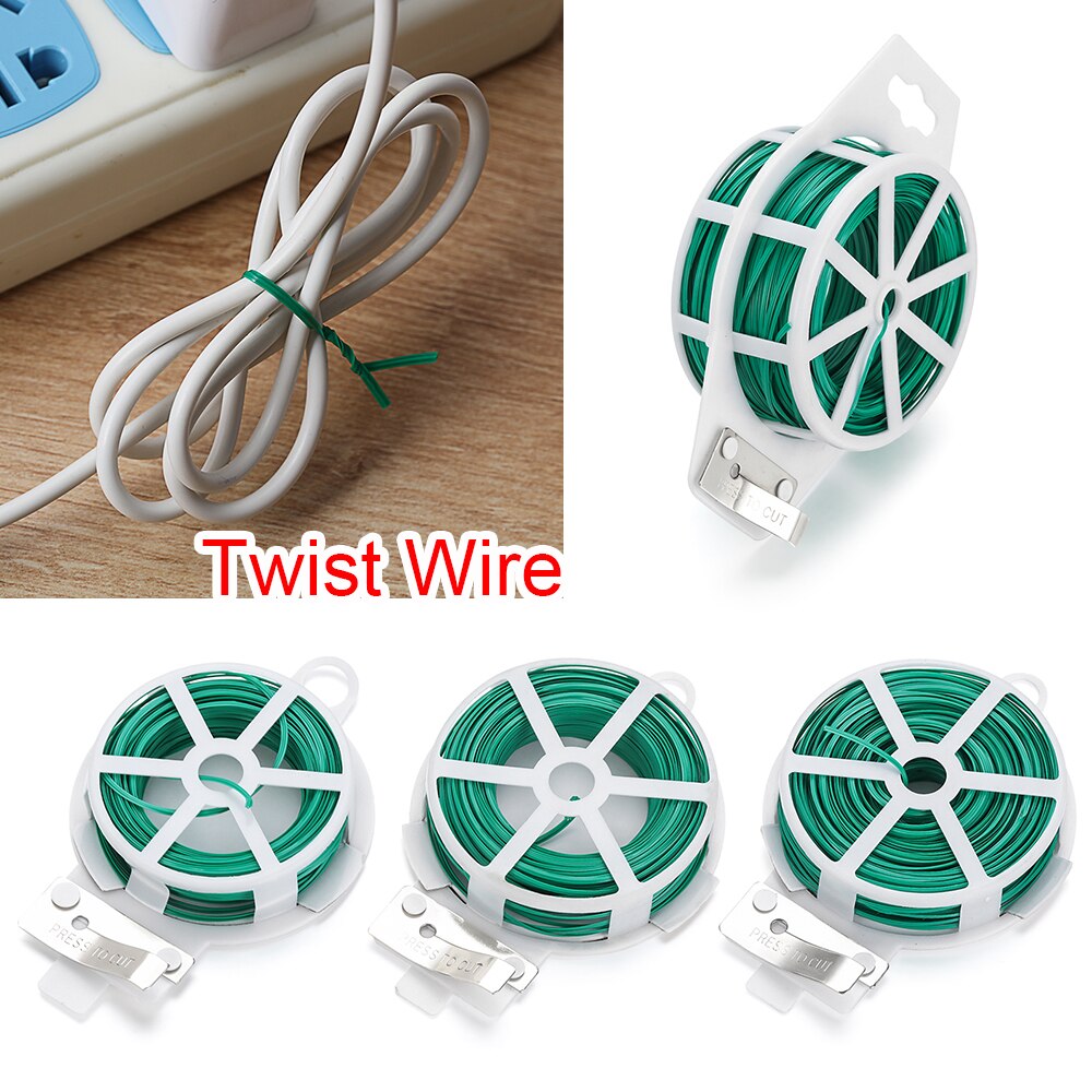 Tuinbinder plastic draad bindlijn klimplanten kabel bloem komkommer druif rotan houder