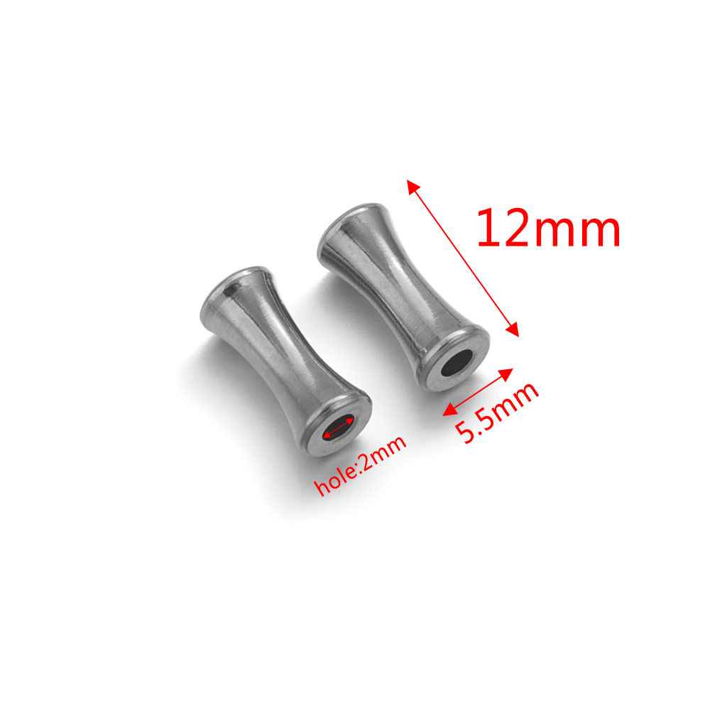 10 Stuks Roestvrijstalen Buis Kralen Bedels Voor Armbanden Ketting Diy Spacer Losse Kralen Sieraden Benodigdheden Kraal Accessoires: Rood