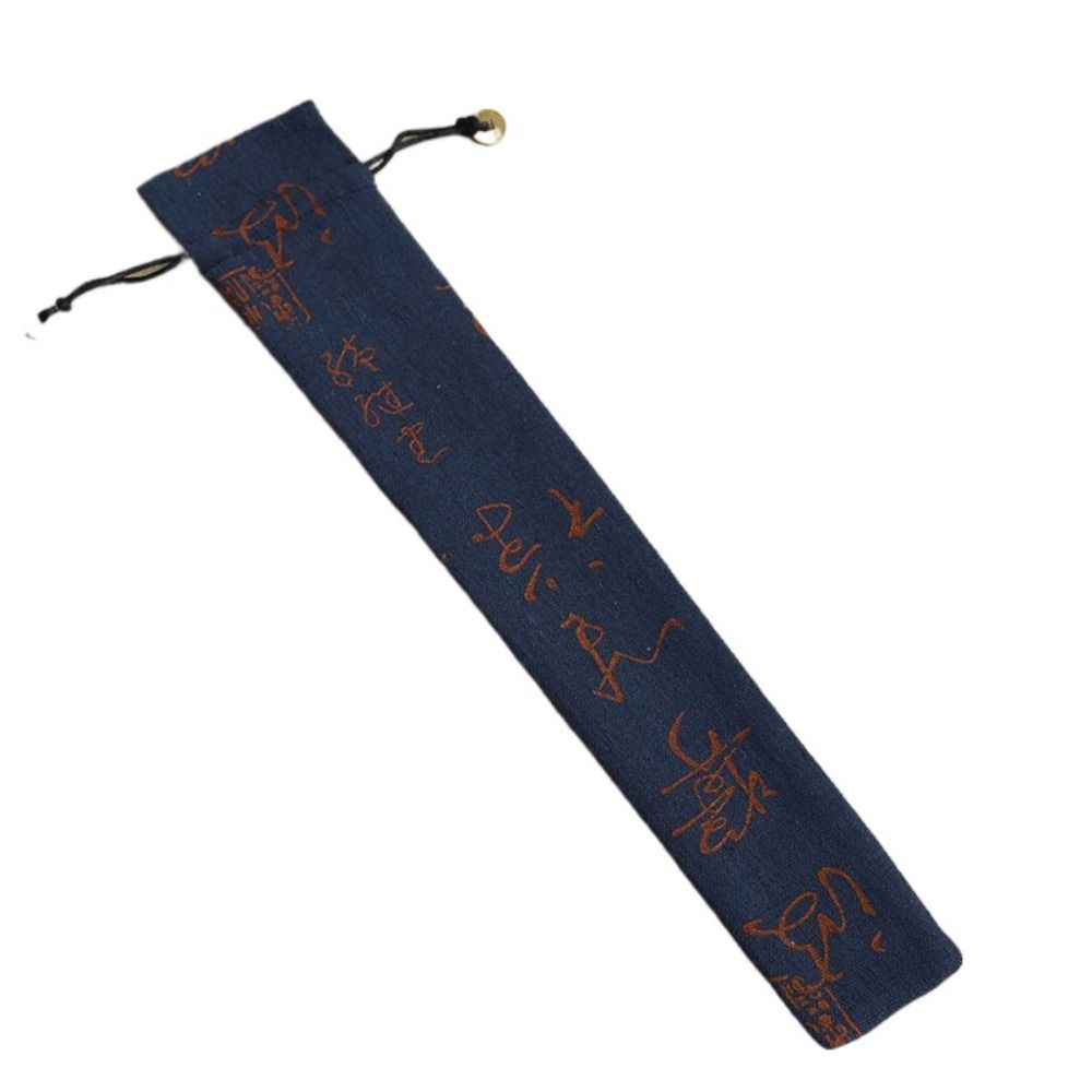 Retro Elegante Opvouwbare Handfantashouder Stofdichte Beschermhoes Hoes Bruiloftsfeest Festival Opvouwbare Ventilatortas: Dark Gray / 9.5x9.5x11 cm