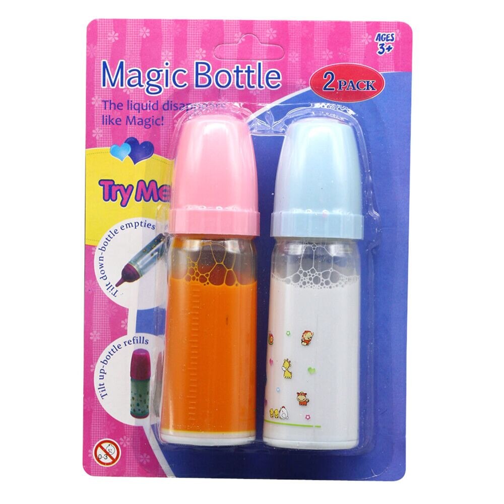 Baby dukker sutteflaske til dukker magisk juice og mælkeflaske sæt børn legetøj baby dukker tilbehør genfødt preemie kit