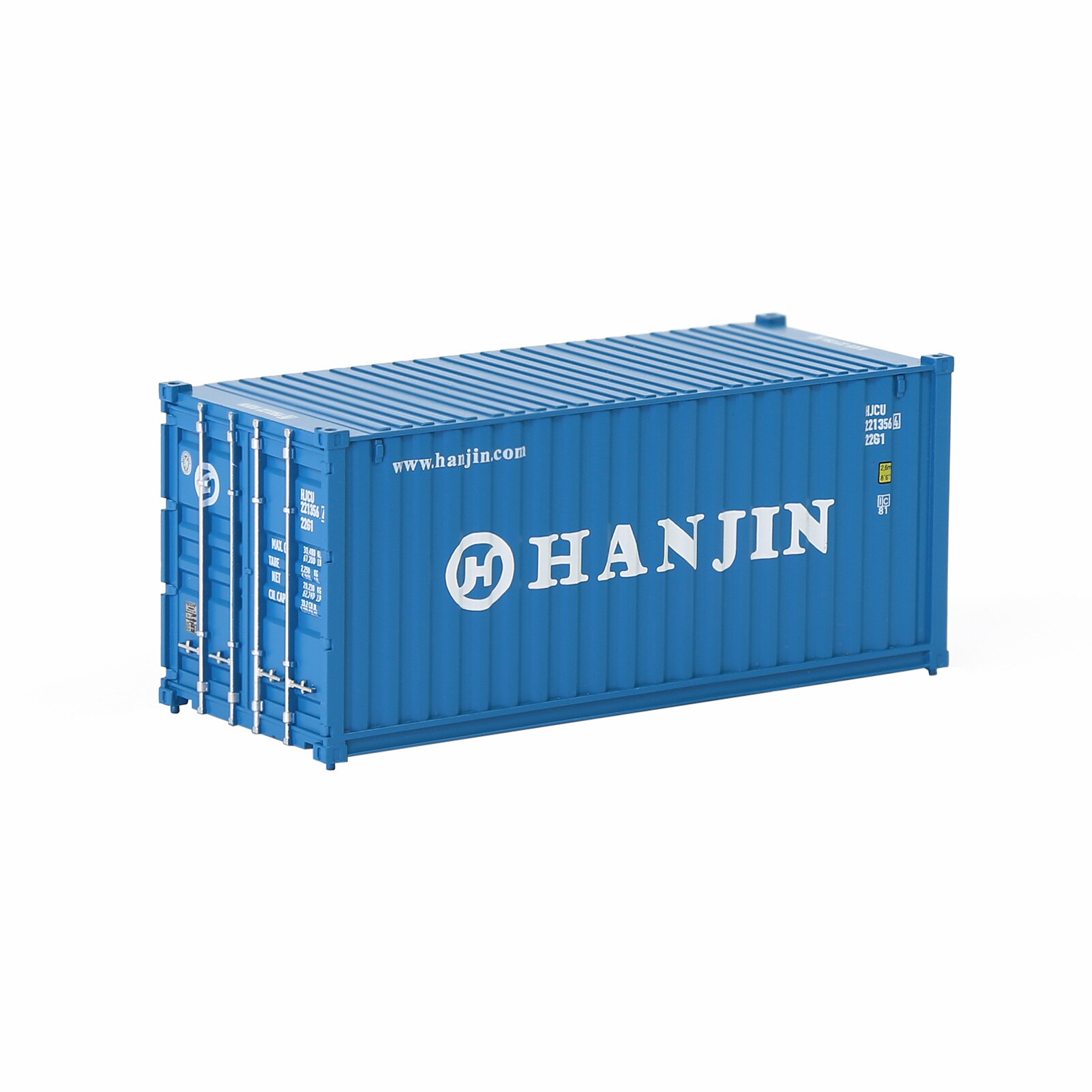 1pc ho Skala 20ft Container Modell Eisenbahn Zubehör 1:87 20 Fuß Container C8726: HANJIN