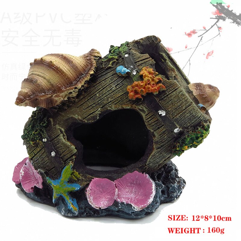 Reptile Hiding Cave Lizard Snake Turtle Hide Rest Cave Reptiles House Basking Hide Habitat Aquarium Landscaping Terrarium Decor: A4