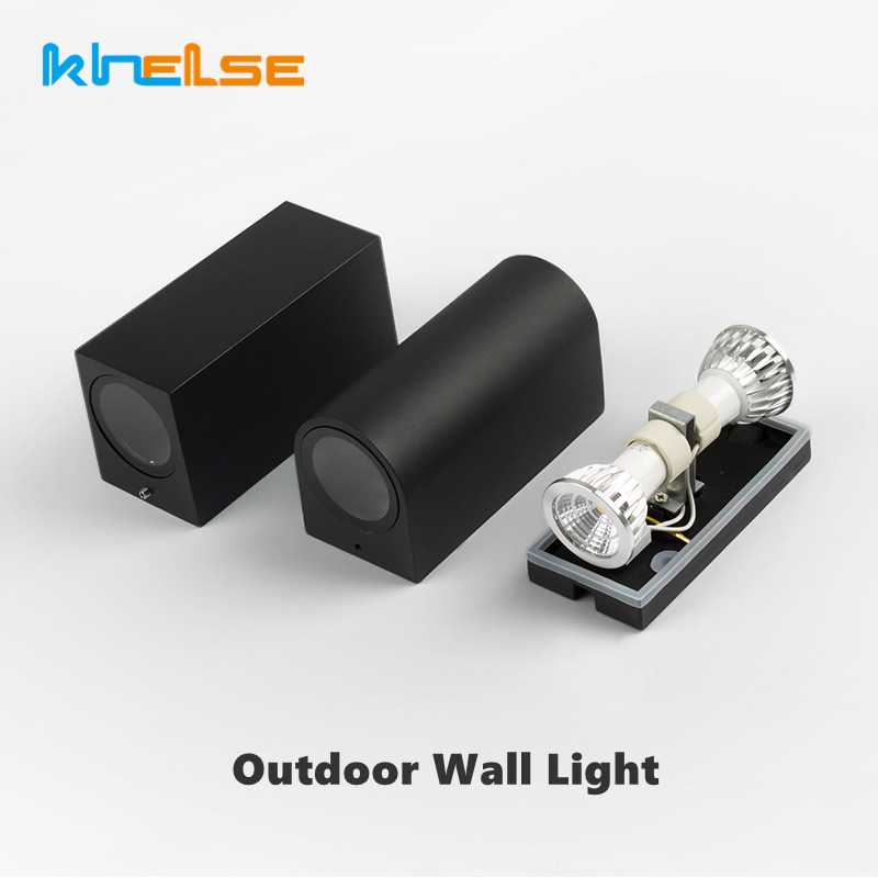 Led Outdoor Wandlamp 5W 10W GU10 Up En Down Lichtgevende Wandlamp Waterdichte Tuin Exterieur Villa Binnenplaats veranda Sconces Licht