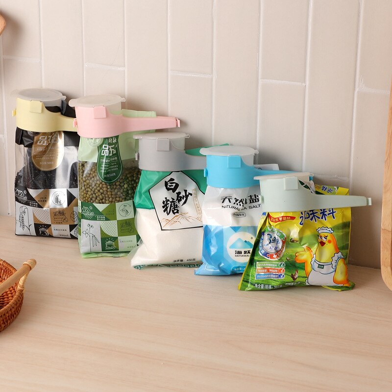 Portable Household Food Sealing Clip Sealing Machine Moisture Proof Food Storage Bag Clip Food Sealing Clip Kitchen Tools TSLM1