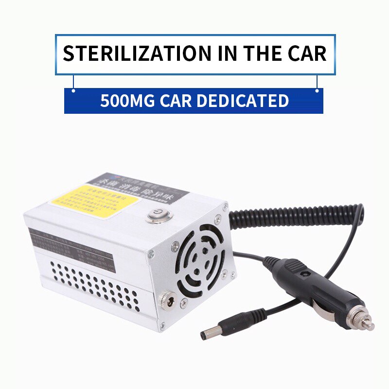 Vehicle-mounted 500mg ozone generator disinfection and removal of peculiar smell bacteria in the car formaldehyde ozone machine