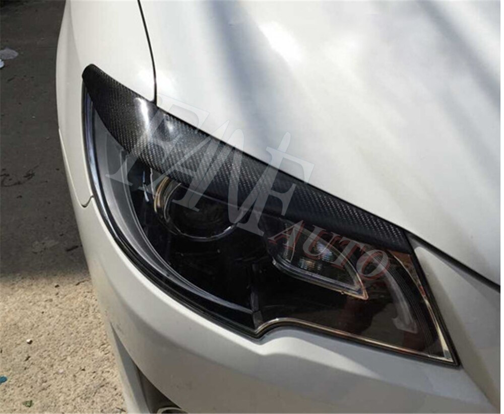 Carbon Fiber Headlight Cover Eyebrows Eyelids for Toyota Corolla