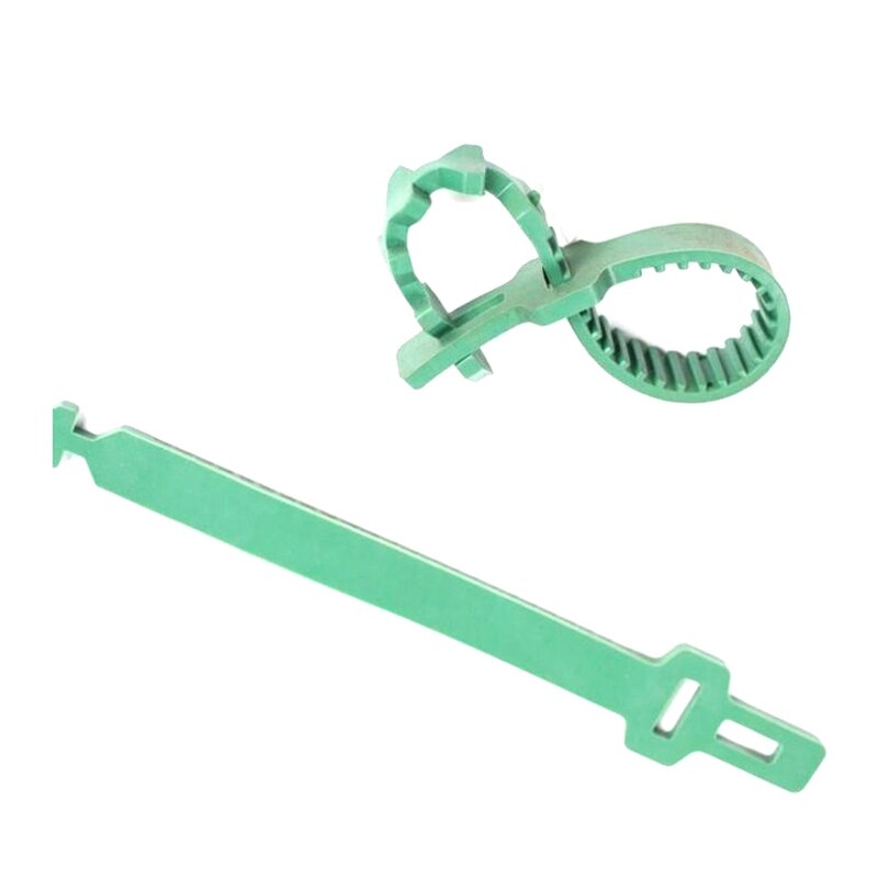 20pcs 240mm Reusable Gardening Tree Tie Belt Vine Climbing Plants Fixed Buckle Bracket Cable Tie Tree Trunk Plastic Bandage