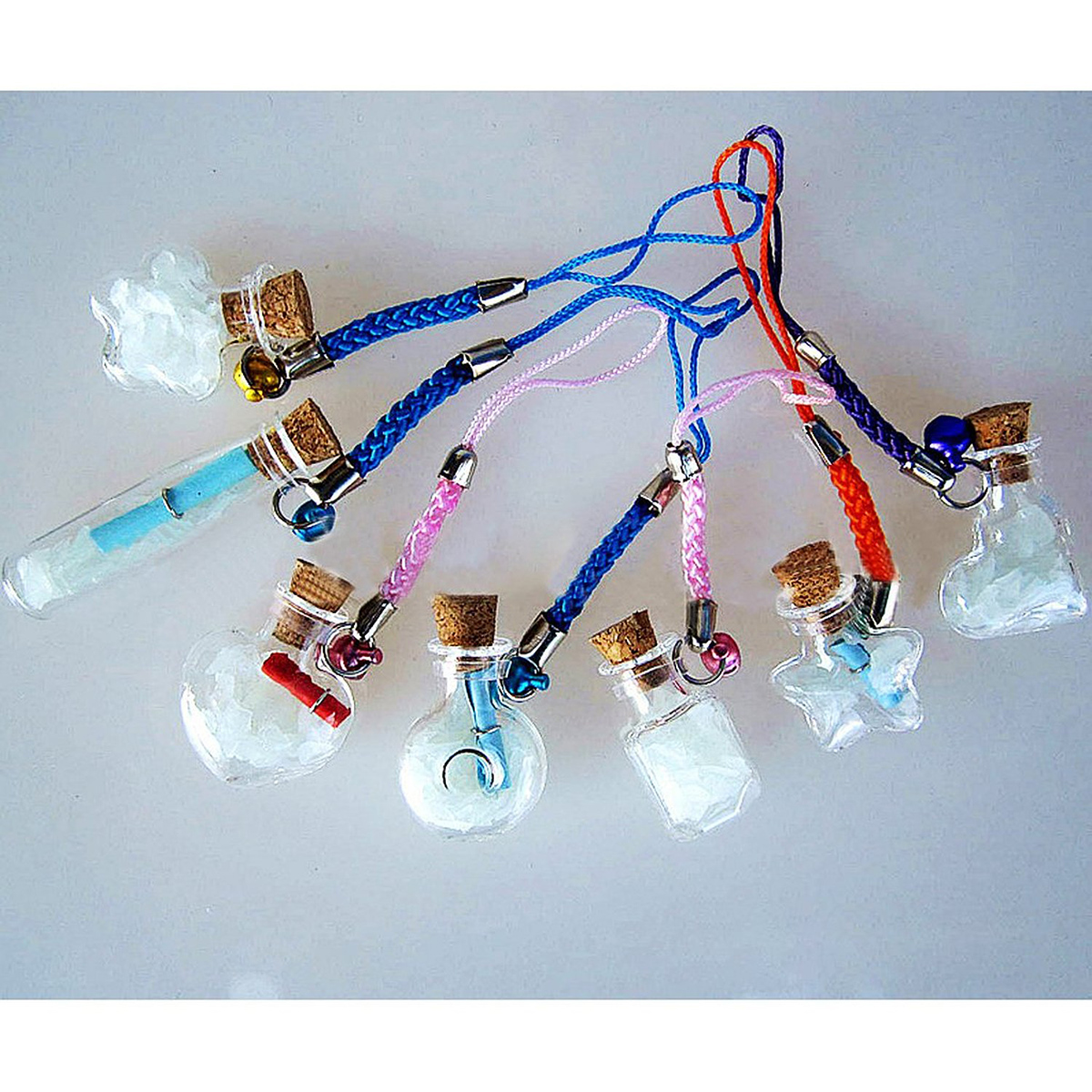 Mini Note Jar 10pcs Winebottle Shape Mini Glass Bottles Jars wit... – Vicedeal