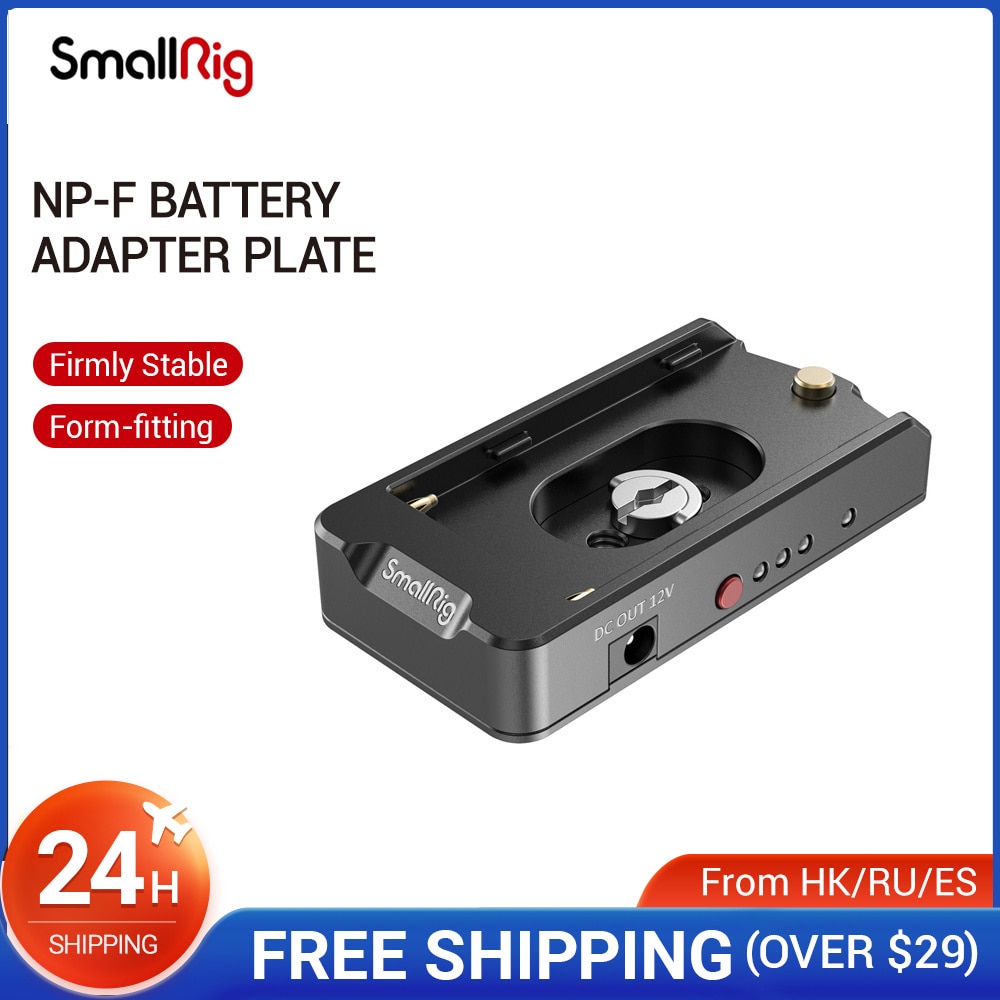 Smallrig NP-F Batterij Adapter Plaat Voor Sony NP-F Type Batterij Bmpcc 4K 6K Batterij Adapter Plaat Video Schieten ondersteuning Rig 2504