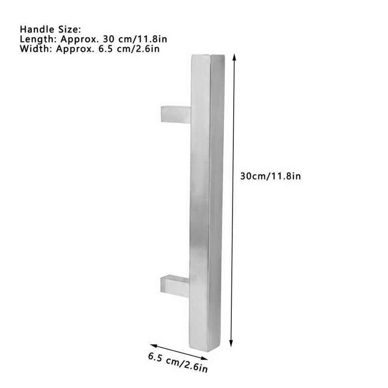 Barn Door Hardware Handle Brushed Ergonomic Sliding Barn Door Handle for Home