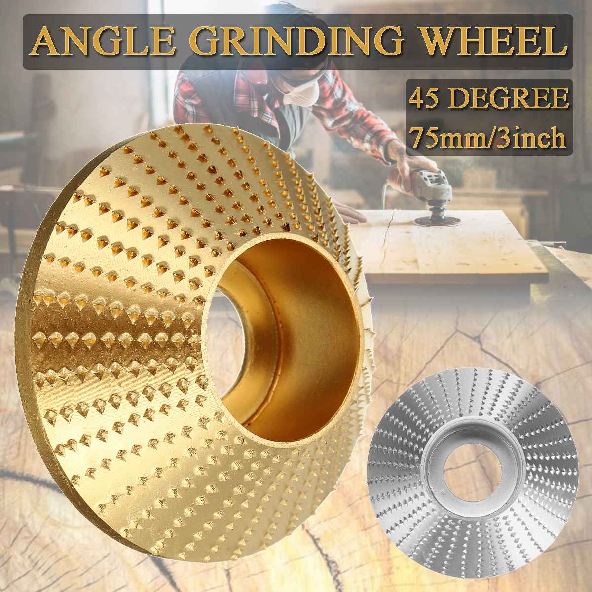 Wood Grinding Wheel angle grinder disc wood carving disc Sanding Abrasive tool 16mm Bore