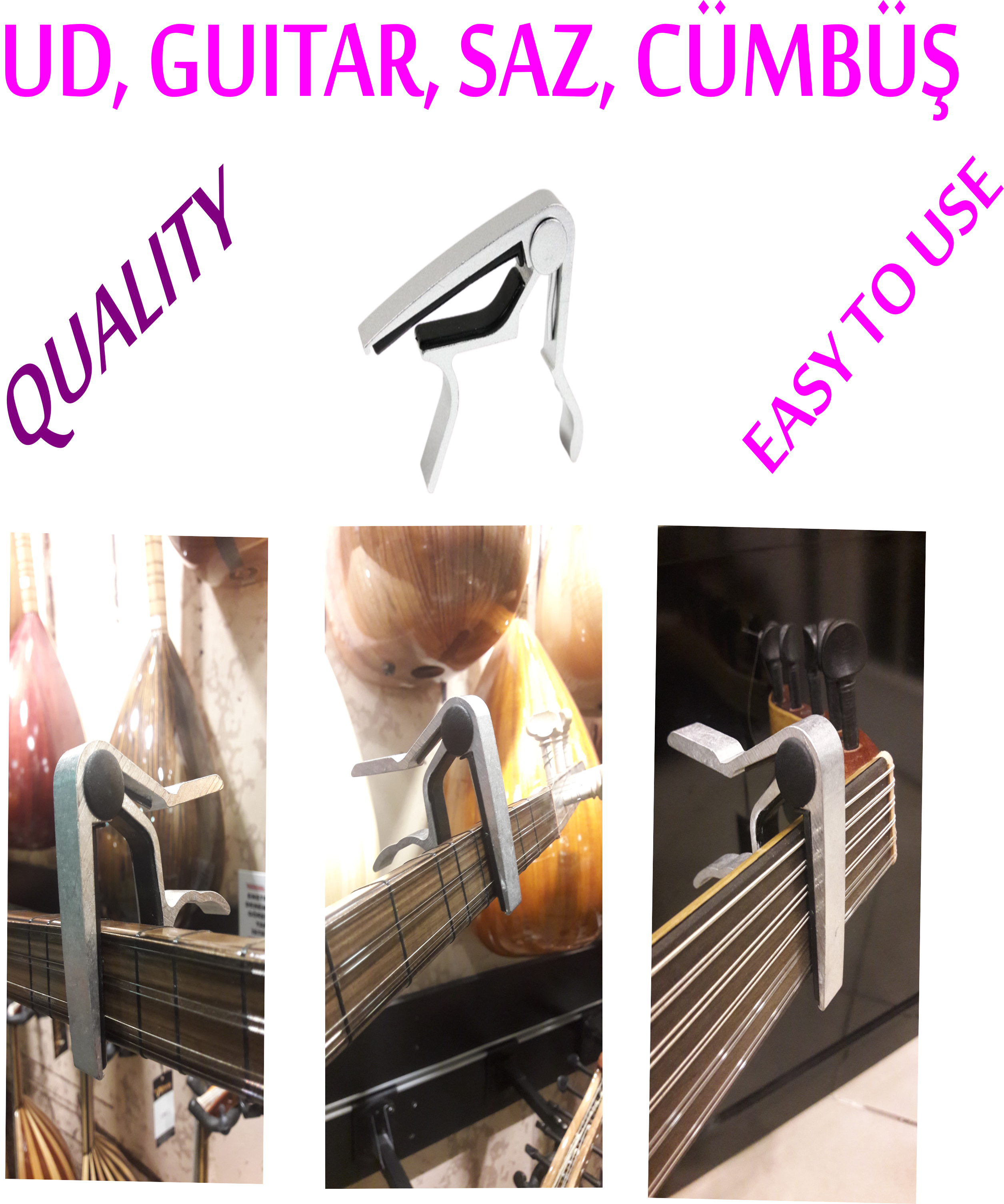 Türk Enstrüman , Pyramıd Tel,Kapo , Tezene , Burgu , Eşik , Köprü , Tam Takım Set Turk Müzik Aletleri