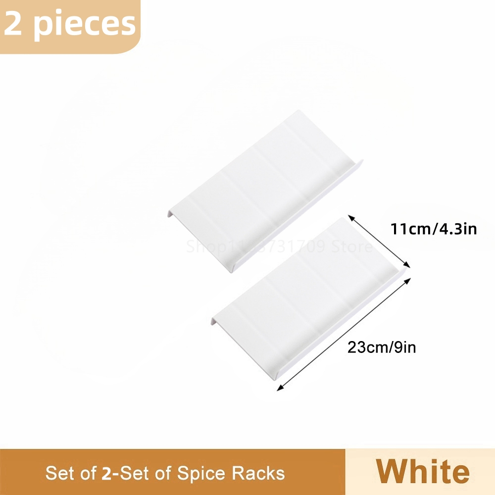 Cajón estantes de especias para cocina, estante de especias ajustable de 4 capas para tarros de especias, estante para condimentos, armario, despensa, organizador de cocina: Gris claro