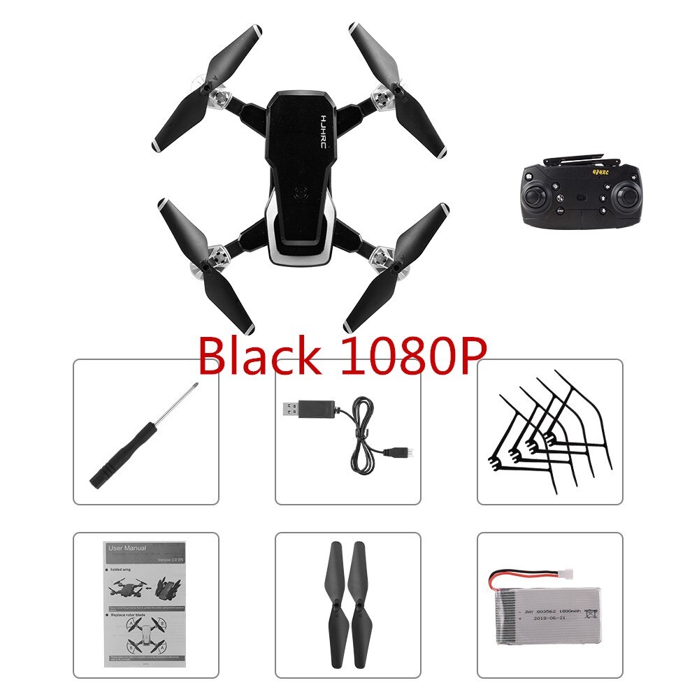 Hjhrc HJ28 Mini Rc Drone Met Camera 720P/1080P Wif... Grandado