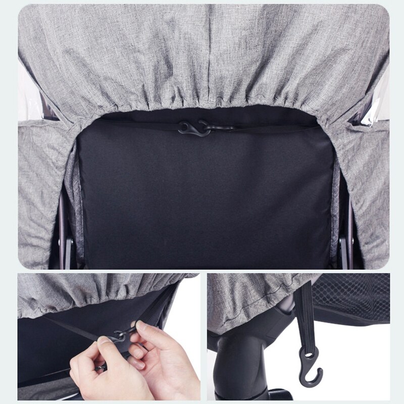 Waterproof Rain Cover for Baby Winter Wind Dust Shield Pushchair Raincoat Rain Cover Stroller Infants Pram Accessories