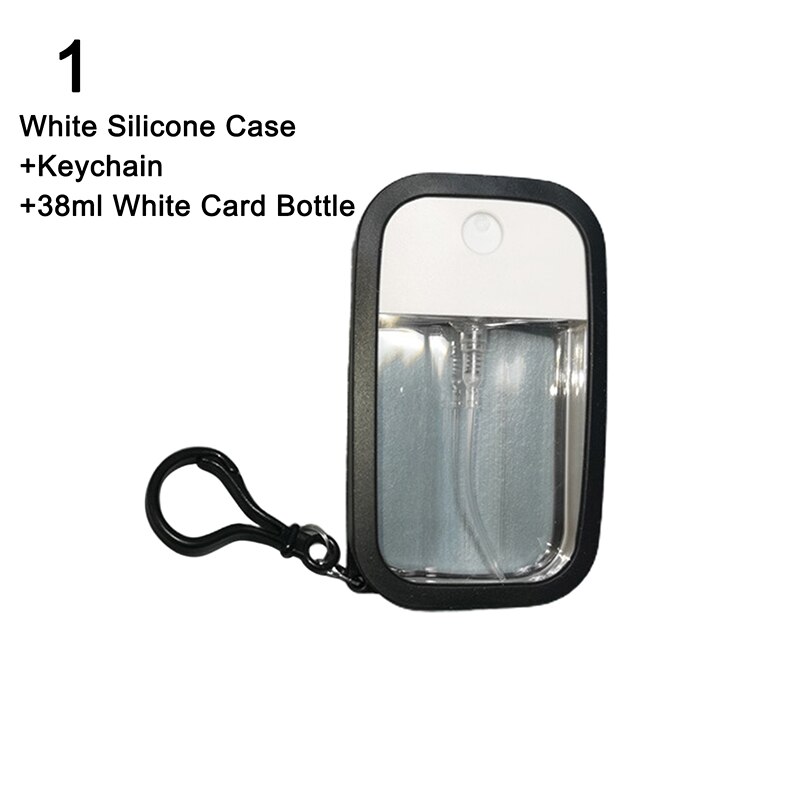 38ML Portable Keychains Card Spray Dispenser Bottle High Pressure Alcohol Disinfectant Mist Spray Bottle: TYHB2171-A1