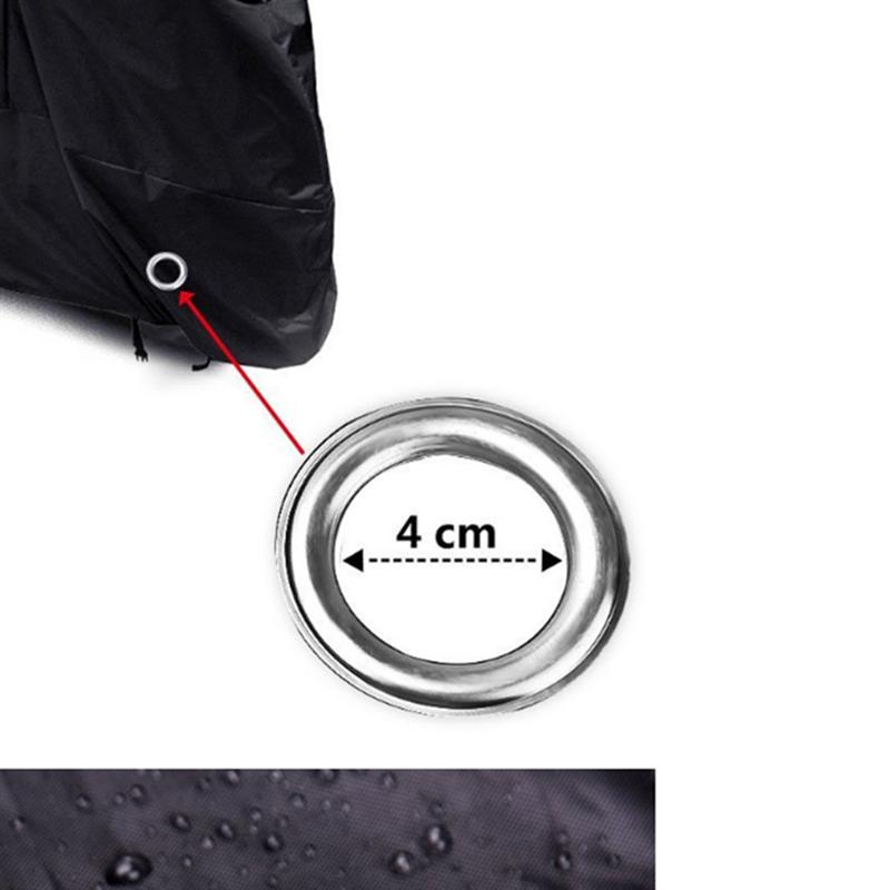 190t cykel cykelskydd vattentätt snöskydd utomhus cykel skoterskydd regn snö damm uv skydd cykel tillbehör