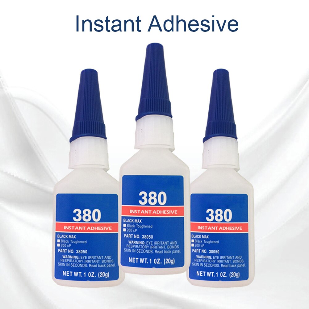 20g Bonding Tool Fast Adhesive Home Instant Liquid Strong Multi-Purpose Rapid Fix Quick Dry Plastic Rubber Super Glue ABS PVC