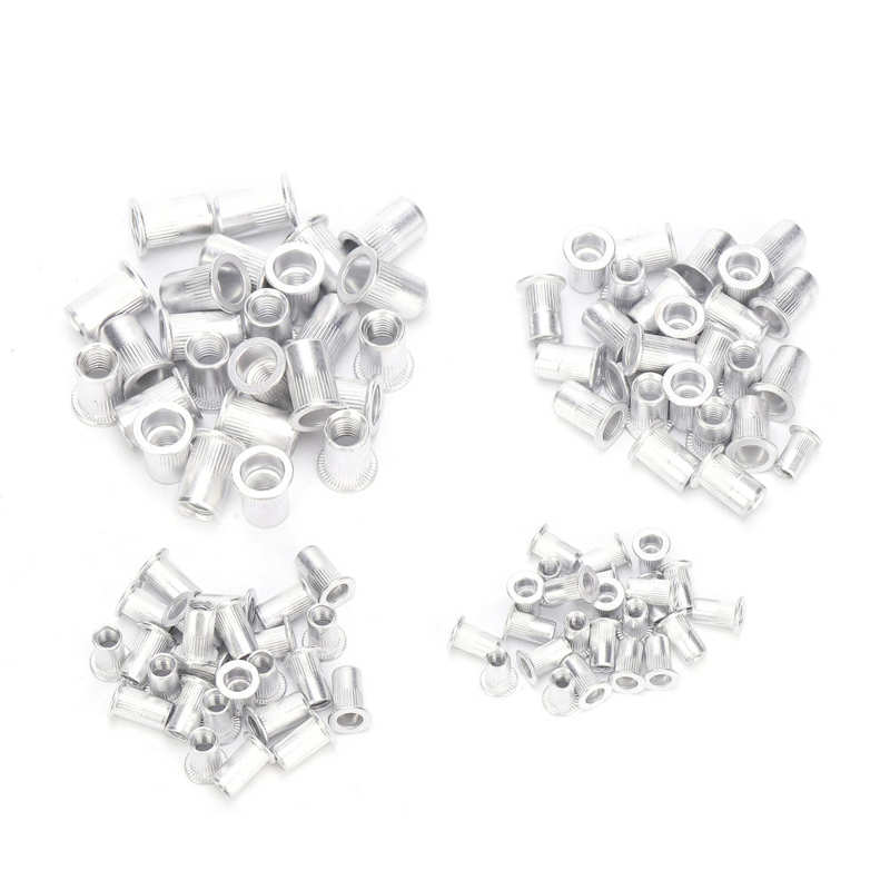 stainless steel insert for hardware repair tools metric threaded inserts Blind Riveting Nuts Set Aluminum Rivet Nut