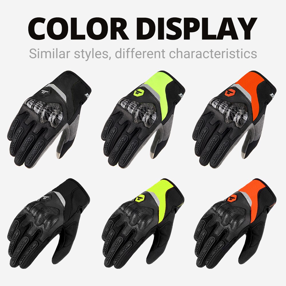 Masontex Moto-Cross Handschuh Kohlenstoff Fiber Motorrad Handschuhe Voll Finger Moto Touchscreen Guantes Moto Atmungsaktive Motorrad Handschuhe