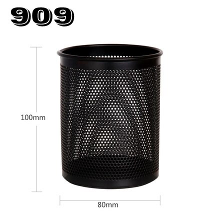 Deli 908 metal pencil stands mesh pen holder desktop stationery metal pen stand: 909
