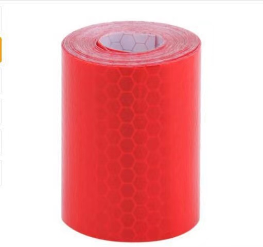 Cinta adhesiva reflectante para coche, de seguridad, cinta de advertencia impermeable, tira reflectora, pegatina protectora, película reflectante: Rojo