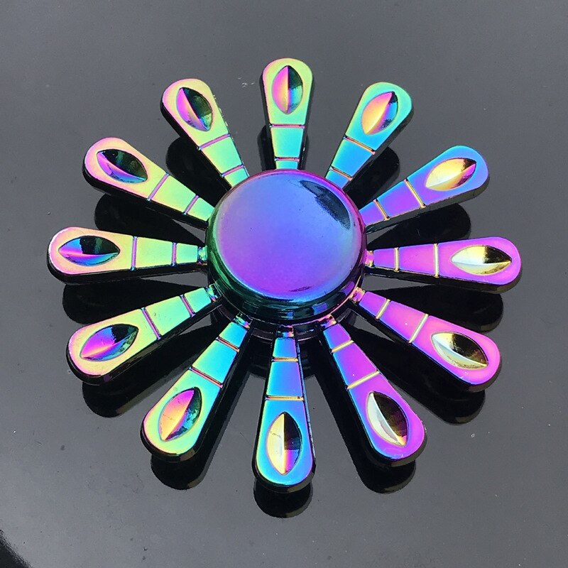 Ręcznie Spinner biuro człowiek okrągły Gyro uśmierzenie lęku stres EDC Focus spinner ręczny zabawki dla dzieci Spinners