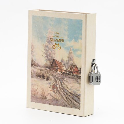 Carnet de notes avec serrure, cahier Secret, journal intime pour enfants et adultes, cryptage littéraire , Illustration de Page en couleur pour femme: E